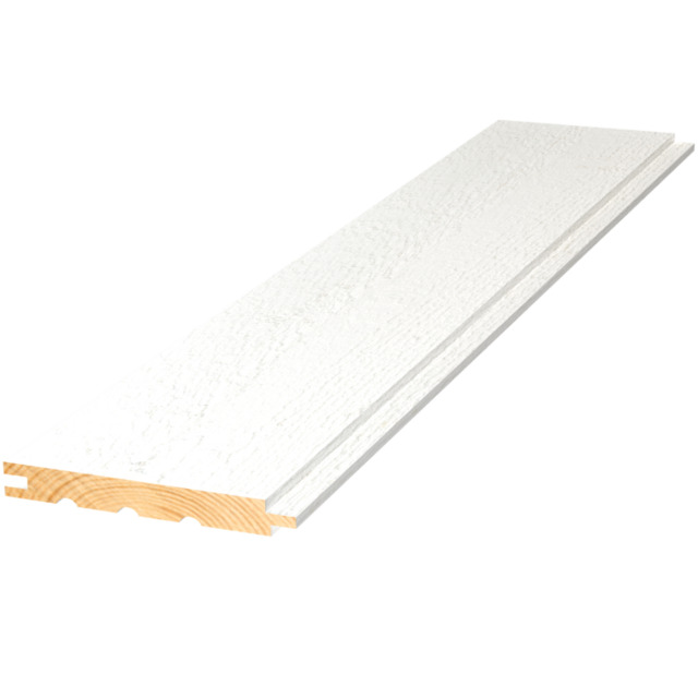 PANEL KARAKTÄR VIT S 0500-N GRAN ÄNDSPONT 14X120X3900 8ST | Beijerbygg Byggmaterial