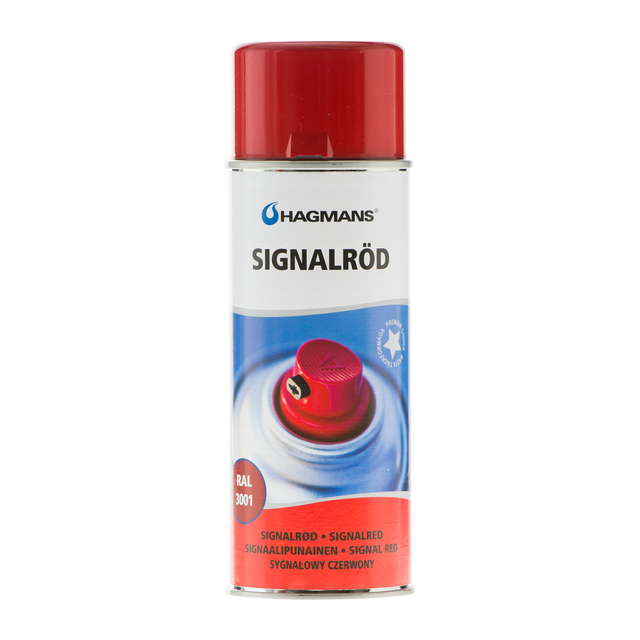 Produktbild föreställande artikeln SPRAYFÄRG HAGMANS SIGNARÖD RAL 3001 från kategorin Sprayfärg
