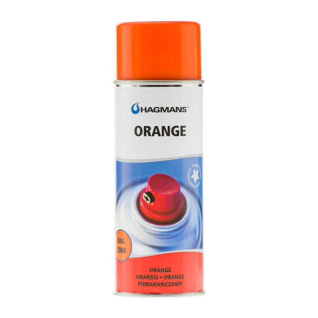 Produktbild föreställande artikeln SPRAYFÄRG HAGMANS ORANGE RAL 2004 från kategorin Sprayfärg