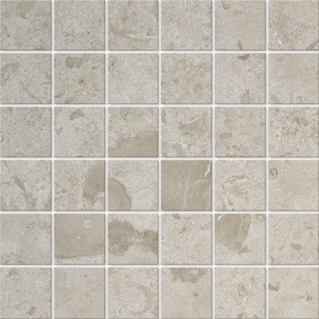 GRANITKERAMIK J0505 NORRVANGE LIGHT GREY BRICMATE 48X48MM