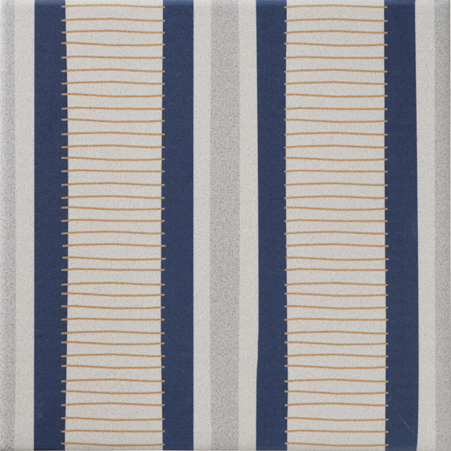 KAKEL STIG LINDBERG LAT BLUE BRICMATE MÖNSTRAD BLÅ 148X148 | Beijerbygg Byggmaterial