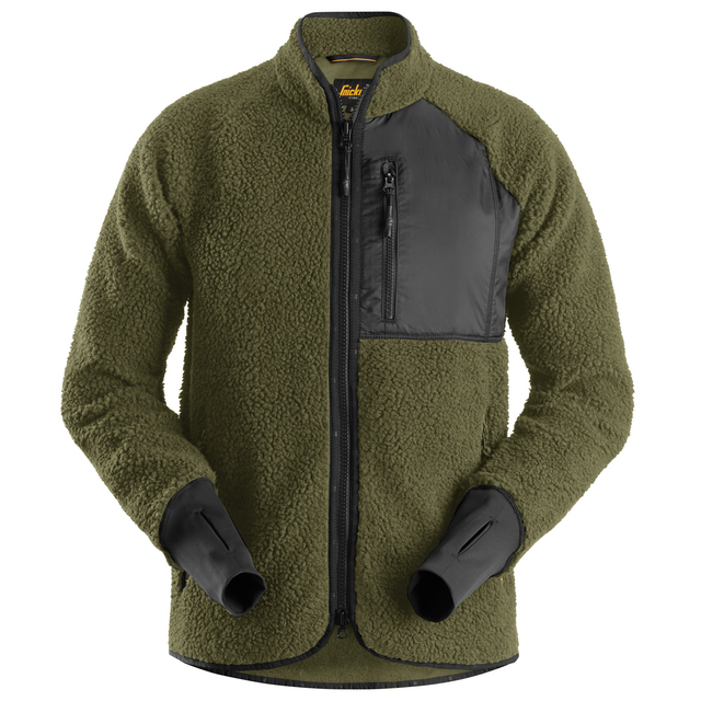 TEDDYJACKA KHAKIGRÖN/SVART XL