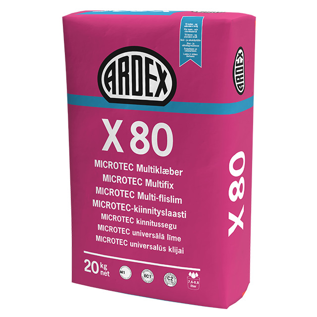 MULTIFIX ARDEX X 80 MICROTEC | Beijerbygg Byggmaterial