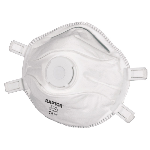 FILT HALVMASK RAPTOR FFP2 MED VENTIL (10)