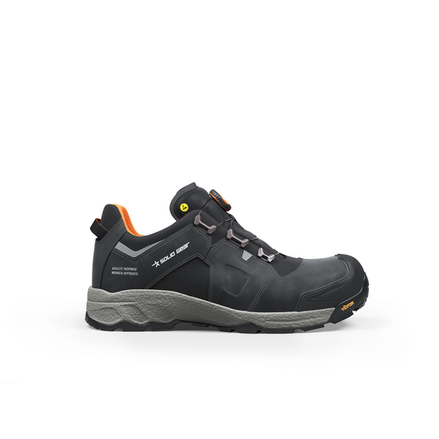 SKYDDSSKO VAPOR 3 LOW SVART/ORANGE S3S STL 42