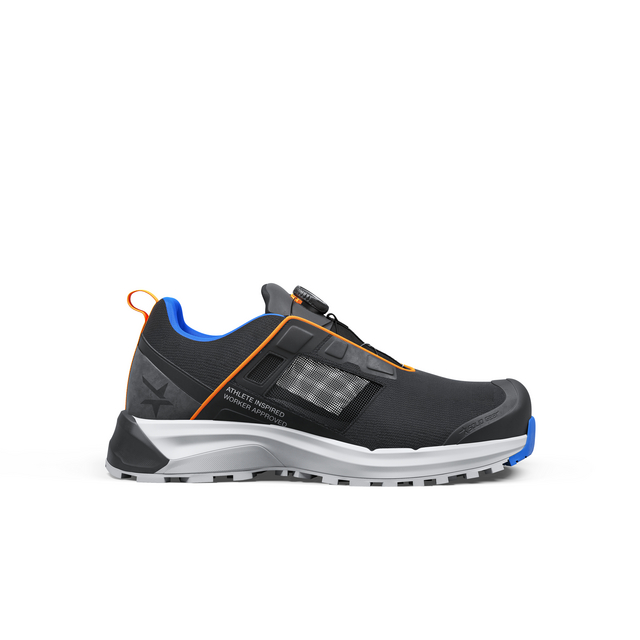 Produktbild föreställande artikeln SKYDDSSKO HAZE 2 AIR LOW SVART/MÖRKORANGE STL 43 från kategorin Skyddsskor