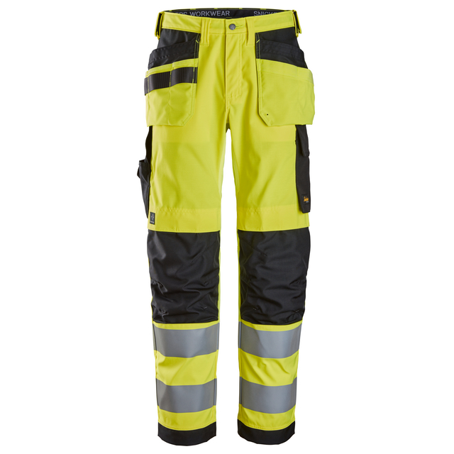 ARBETSBYXA HF KL2 GUL/SVART STL 50