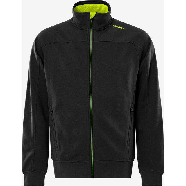 JACKA 7552 GSM SWEATSHIRT SVART/HIVIS GUL STL 2XL | Beijerbygg Byggmaterial