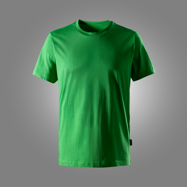 Produktbild föreställande artikeln T-SHIRT BOMULL ÄPPELGRÖN STL L  från kategorin Överdelar