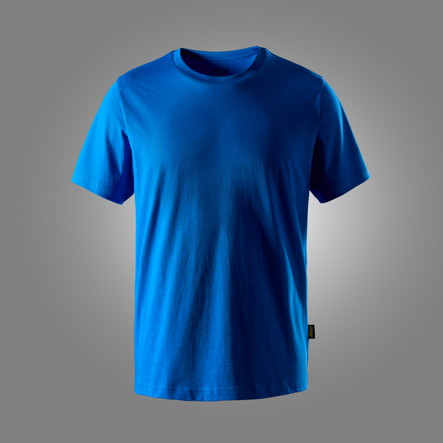 Produktbild föreställande artikeln T-SHIRT BOMULL KLARBLÅ STL XXL  från kategorin Överdelar