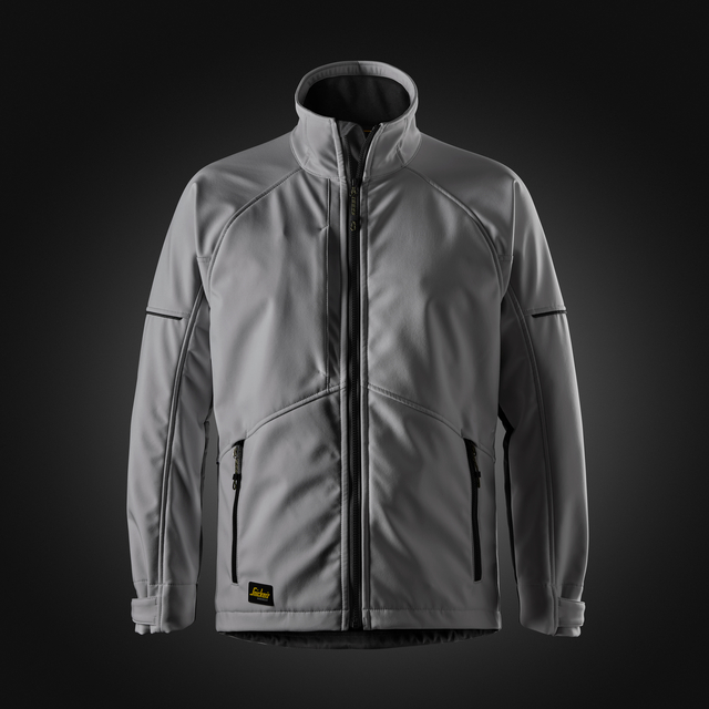 JACKA SOFTSHELL VINDTÄT GRÅ/SVART STL XL | Beijerbygg Byggmaterial