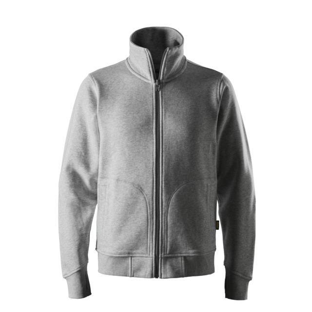 SWEATSHIRTJACKA TJOCK GRÅ MELERAD STL S | Beijerbygg Byggmaterial
