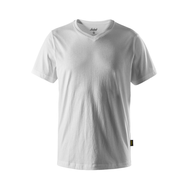 T-SHIRT V-RINGAD VIT STL 4XL | Beijerbygg Byggmaterial