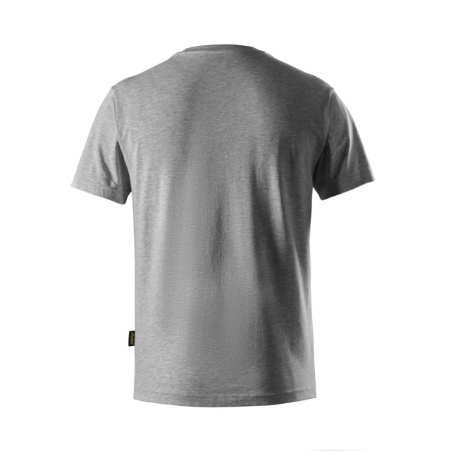 T-SHIRT SLIM FIT GRÅ MELERAD STL XS