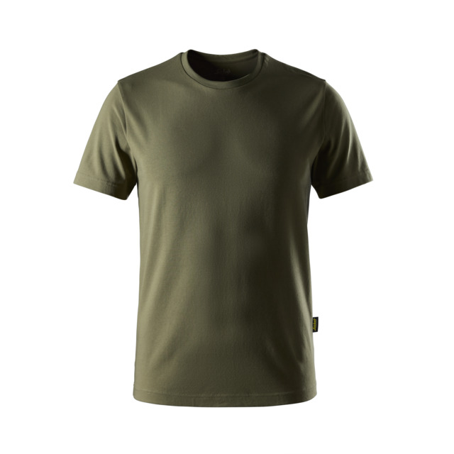 T-SHIRT SLIM FIT KHAKIGRÖN STL L | Beijerbygg Byggmaterial