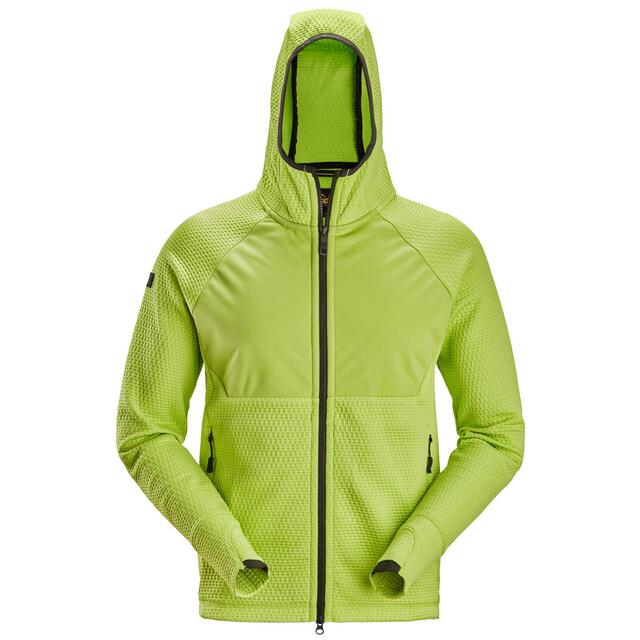HOODIE HELZIP FW LIME STL XXXL