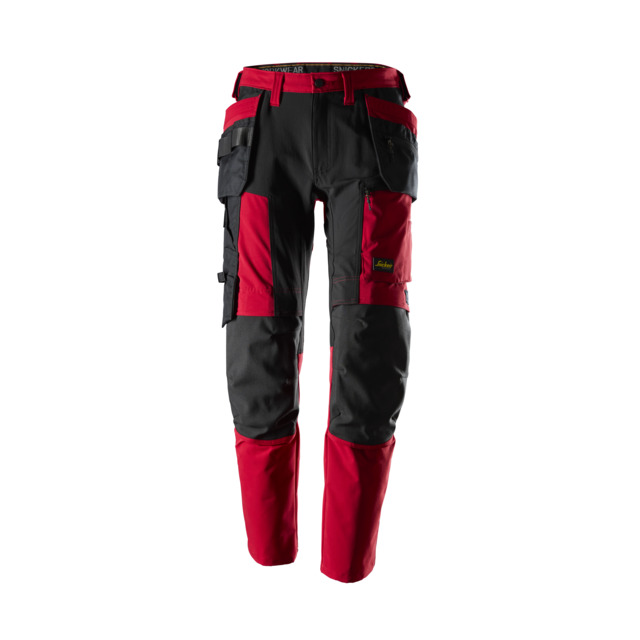 ARBETSBYXA STRETCH AW HF CHILI/SVART STL 48