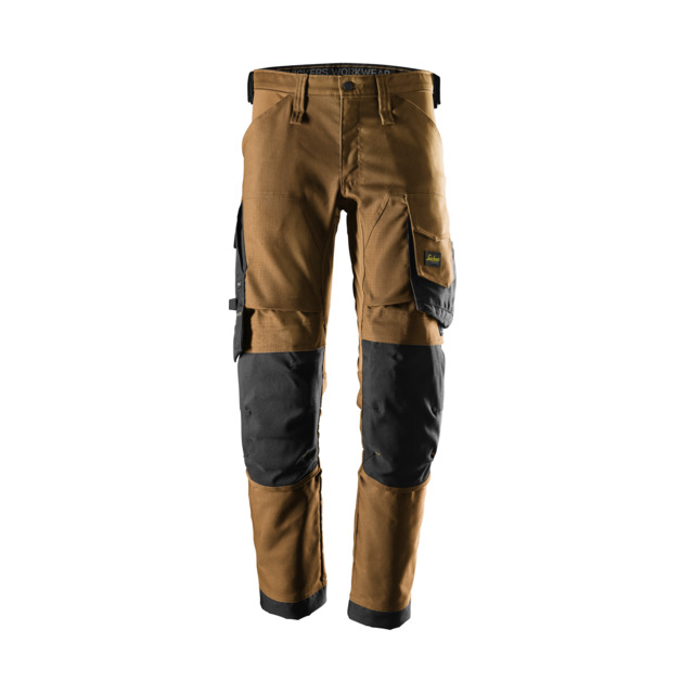 STRETCHBYXA CANVAS AW BRUN/SVART STL 124 | Beijerbygg Byggmaterial