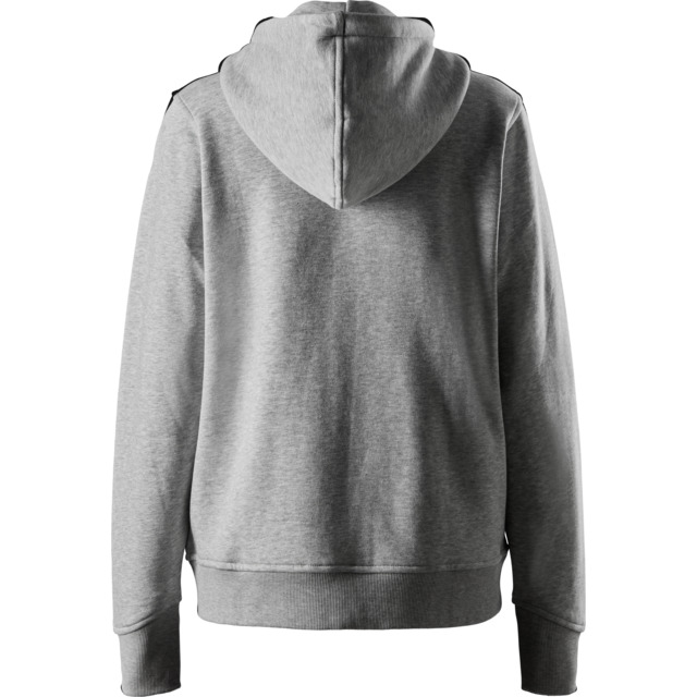 HUVTRÖJA DRAGKEDJA DAM GRÅ MELERAD STL L