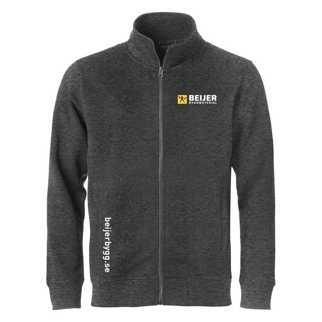 CARDIGAN HERR ANTRACIT XS PERSONALKLÄDER MED TRYCK | Beijerbygg Byggmaterial