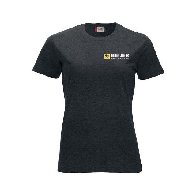 CLASSIC-T DAM ANTRACITMEL XXL PERSONALKLÄDER MED TRYCK | Beijerbygg Byggmaterial
