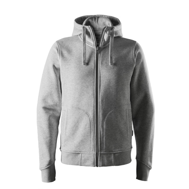 HUVTRÖJA MED DRAGKEDJA GRÅ MELERAD STL 4XL | Beijerbygg Byggmaterial