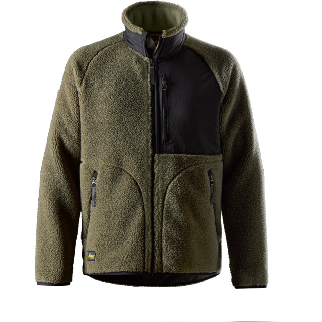 FLEECEJACKA POLARTEC AW KHAKIGRÖN/SVART STL XXXL | Beijerbygg Byggmaterial