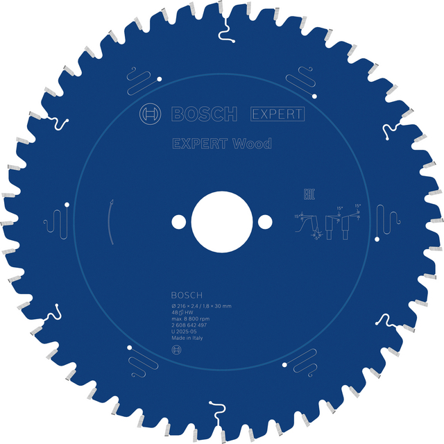 CIRKELSÅGKL 216X2,4X30MM 48T E PASSAR KAP-GERINGSSÅGAR