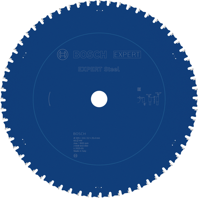 CIRKELSÅGKLINGA EXP STEEL 305X25,4MM 60T