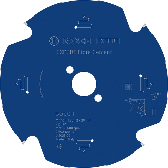 CIRKELSÅGKLINGA EXP FIBER CEM 140X20MM 4T