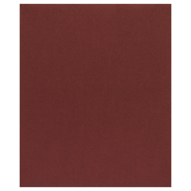 Rödbrunt sandpapper med jämn yta.