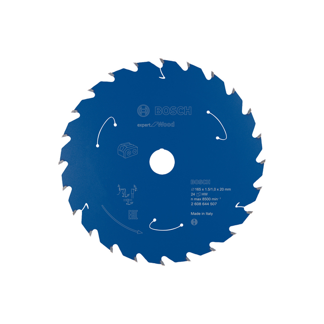 CIRKELSÅGKLINGA EX ACCU TRÄ 165X20X1,5MM 24T
