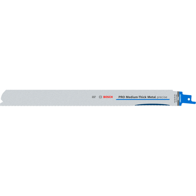 Metallsågblad med märkning Bosch PRO Medium-Thick Metal precise.