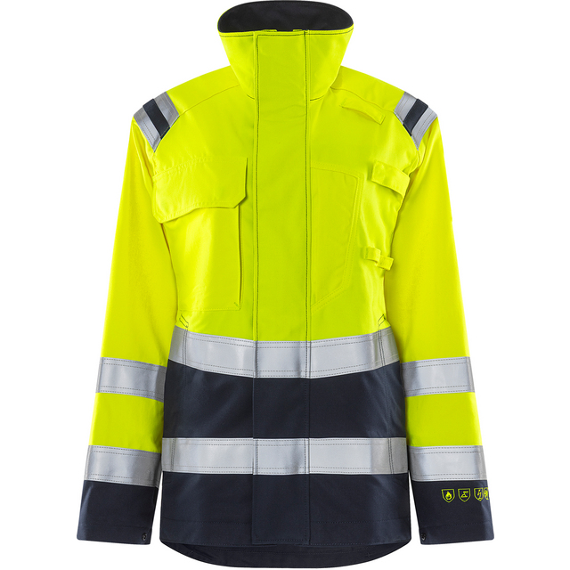 JACKA FLAM DAM KL 3 4275 ATHS VARSELGUL/MARIN STL 3XL