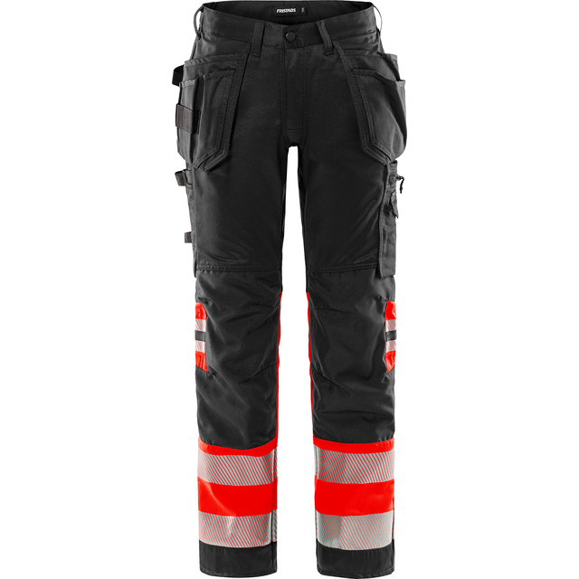 VARSELBYXA STRETCH 2706 PLU VARSELRÖD/SVART STL C50