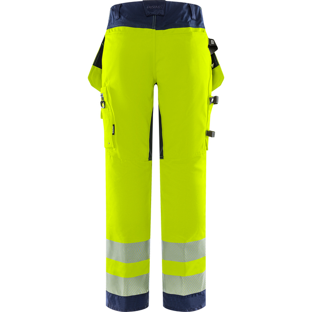 BYXA STRETCH VARSEL 2707 PLU VARSELGUL/MARIN STL D116