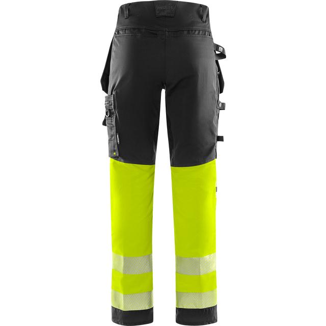 BYXA STRETCH VARSEL 2706 PLU VARSELGUL/SVART STL C146