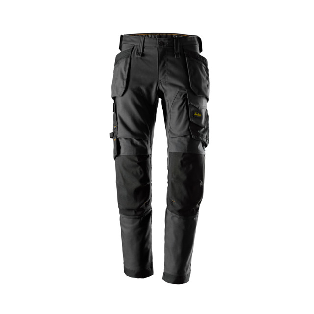 STRETCHBYXA CANVAS AW HF STÅLGRÅ/SVART STL 158 | Beijerbygg Byggmaterial