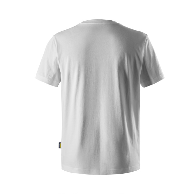 T-SHIRT KLASSISK BOMULL VIT STL 4XL