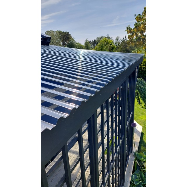 SUNTUF RÖKFÄRGAD 3500X1260MM PLASTTAK POLYKARBONAT