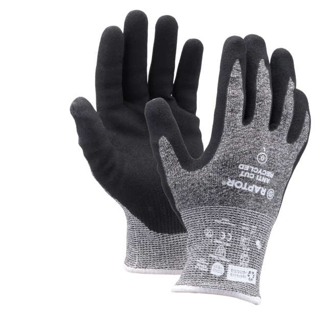 HANDSKE RAPTOR CUT D 11 ÅTERVUNNET MATERIAL