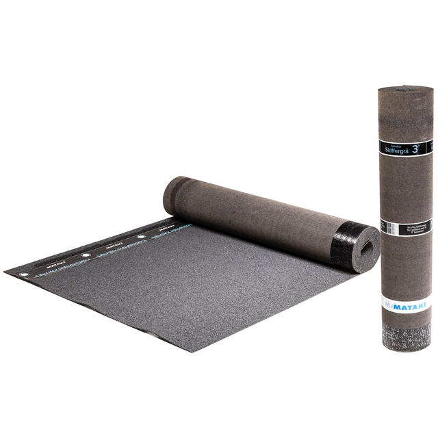 YTPAPP SJÄLVTÄCK 3 GRÅ TAKPAPP 7X1M