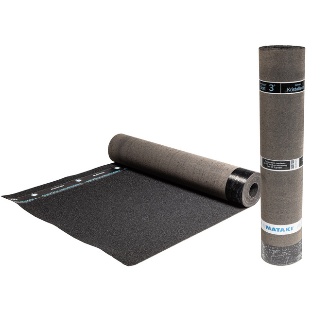 YTPAPP SJÄLVTÄCK 3 SVART TAKPAPP 7X1M