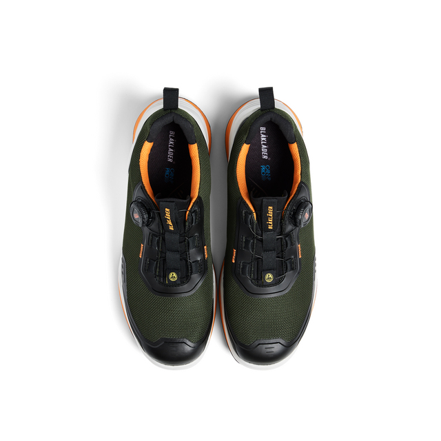 SKYDDSSKO STRIKER SKOGSGRÖN/ROST 35