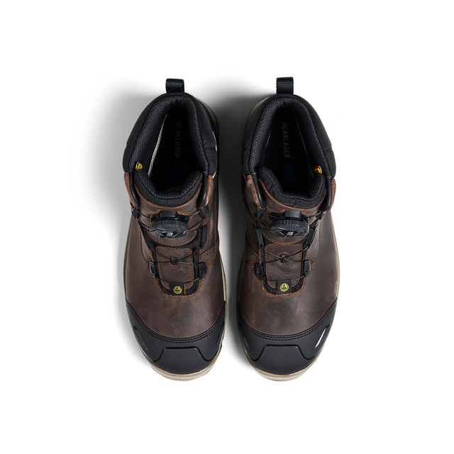 SKYDDSKÄNGA 2455 0000 ELITE VATTENTÄT BRUN/SVART 37