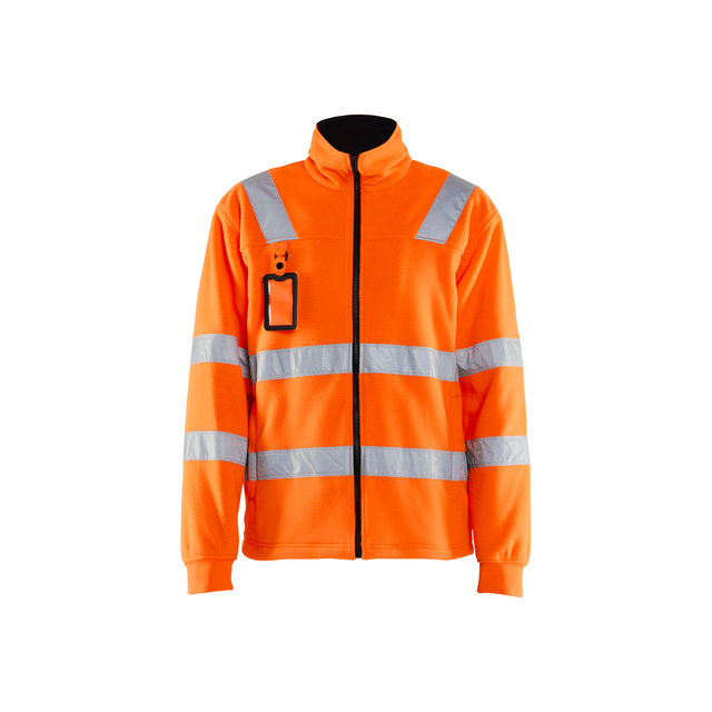 FLEECEJACKA 4833 2560 VARSELORANGE 5XL