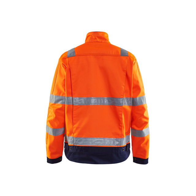 VARSELJACKA 4023 1804 VARSELORANGE/MARINBLÅ M