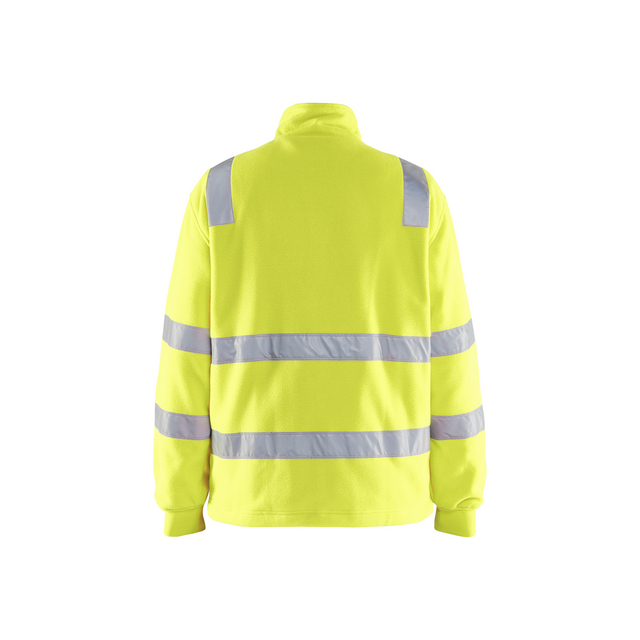 FLEECEJACKA 4853 2560 FODRAD VARSEL VARSELGUL 4XL