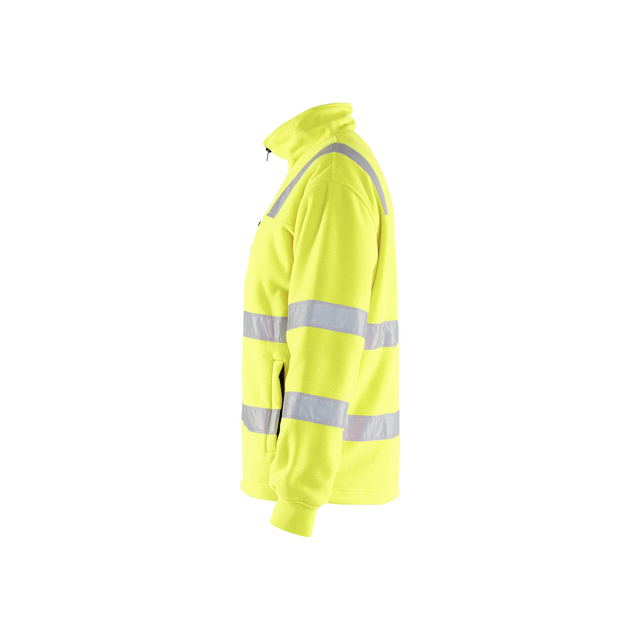 FLEECEJACKA 4853 2560 FODRAD VARSEL VARSELGUL 4XL