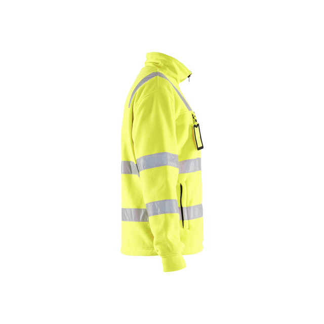 FLEECEJACKA 4853 2560 FODRAD VARSEL VARSELGUL 4XL